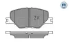 Bremsbelagsatz, Scheibenbremse Vorderachse MEYLE 025 228 3819/PD Bild Bremsbelagsatz, Scheibenbremse Vorderachse MEYLE 025 228 3819/PD