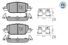 Bremsbelagsatz, Scheibenbremse Hinterachse MEYLE 025 228 5216/PD Bild Bremsbelagsatz, Scheibenbremse Hinterachse MEYLE 025 228 5216/PD