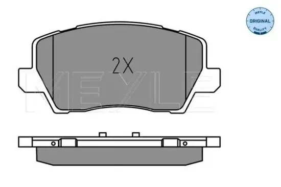 Bremsbelagsatz, Scheibenbremse Vorderachse MEYLE 025 229 0417 Bild Bremsbelagsatz, Scheibenbremse Vorderachse MEYLE 025 229 0417