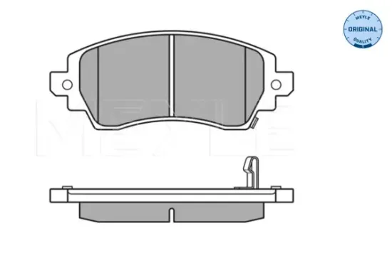 Bremsbelagsatz, Scheibenbremse Vorderachse MEYLE 025 230 8818/W Bild Bremsbelagsatz, Scheibenbremse Vorderachse MEYLE 025 230 8818/W