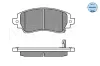 Bremsbelagsatz, Scheibenbremse Vorderachse MEYLE 025 230 8818/W Bild Bremsbelagsatz, Scheibenbremse Vorderachse MEYLE 025 230 8818/W