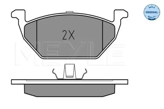 Bremsbelagsatz, Scheibenbremse Vorderachse MEYLE 025 231 3019/A Bild Bremsbelagsatz, Scheibenbremse Vorderachse MEYLE 025 231 3019/A
