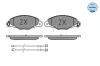 Bremsbelagsatz, Scheibenbremse Vorderachse MEYLE 025 231 3518/W Bild Bremsbelagsatz, Scheibenbremse Vorderachse MEYLE 025 231 3518/W