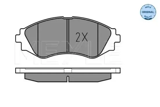 Bremsbelagsatz, Scheibenbremse MEYLE 025 232 3417/W Bild Bremsbelagsatz, Scheibenbremse MEYLE 025 232 3417/W