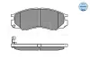 Bremsbelagsatz, Scheibenbremse Vorderachse MEYLE 025 232 9015/W Bild Bremsbelagsatz, Scheibenbremse Vorderachse MEYLE 025 232 9015/W