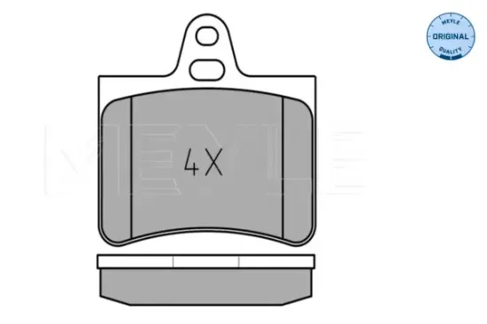 Bremsbelagsatz, Scheibenbremse Hinterachse MEYLE 025 233 0515 Bild Bremsbelagsatz, Scheibenbremse Hinterachse MEYLE 025 233 0515