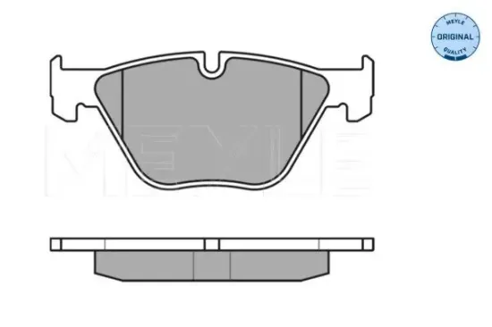 Bremsbelagsatz, Scheibenbremse Vorderachse MEYLE 025 233 1320 Bild Bremsbelagsatz, Scheibenbremse Vorderachse MEYLE 025 233 1320