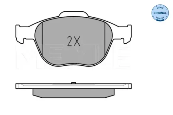 Bremsbelagsatz, Scheibenbremse Vorderachse MEYLE 025 234 4017 Bild Bremsbelagsatz, Scheibenbremse Vorderachse MEYLE 025 234 4017