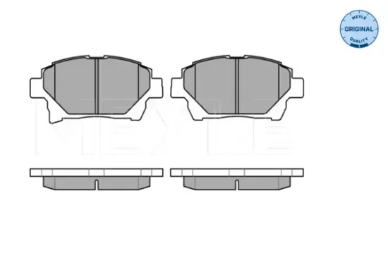 Bremsbelagsatz, Scheibenbremse Vorderachse MEYLE 025 235 1015/W Bild Bremsbelagsatz, Scheibenbremse Vorderachse MEYLE 025 235 1015/W