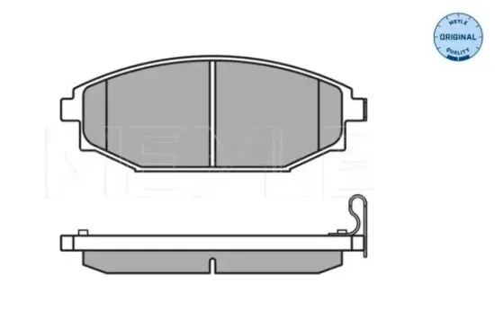 Bremsbelagsatz, Scheibenbremse MEYLE 025 235 1816/W Bild Bremsbelagsatz, Scheibenbremse MEYLE 025 235 1816/W