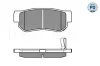 Bremsbelagsatz, Scheibenbremse Hinterachse MEYLE 025 235 4314/PD Bild Bremsbelagsatz, Scheibenbremse Hinterachse MEYLE 025 235 4314/PD
