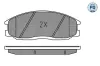 Bremsbelagsatz, Scheibenbremse Vorderachse MEYLE 025 235 6916/PD Bild Bremsbelagsatz, Scheibenbremse Vorderachse MEYLE 025 235 6916/PD