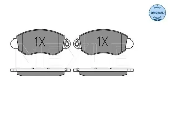 Bremsbelagsatz, Scheibenbremse Vorderachse MEYLE 025 235 7718/W Bild Bremsbelagsatz, Scheibenbremse Vorderachse MEYLE 025 235 7718/W