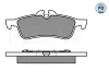 Bremsbelagsatz, Scheibenbremse Hinterachse MEYLE 025 237 1616/PD Bild Bremsbelagsatz, Scheibenbremse Hinterachse MEYLE 025 237 1616/PD