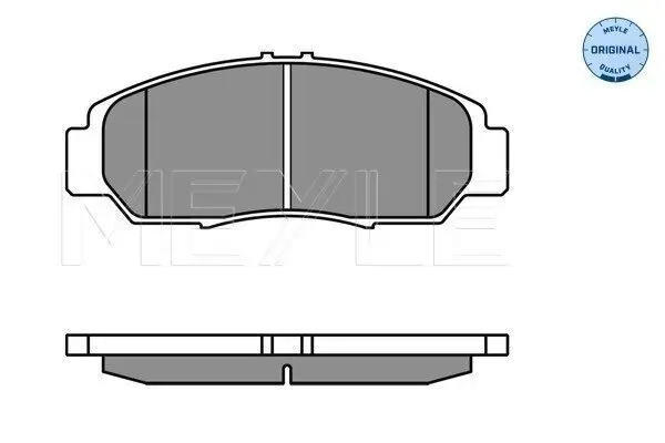 Bremsbelagsatz, Scheibenbremse MEYLE 025 237 2916/W Bild Bremsbelagsatz, Scheibenbremse MEYLE 025 237 2916/W