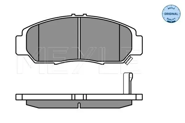 Bremsbelagsatz, Scheibenbremse MEYLE 025 237 2916/W Bild Bremsbelagsatz, Scheibenbremse MEYLE 025 237 2916/W