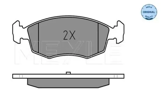 Bremsbelagsatz, Scheibenbremse Vorderachse MEYLE 025 238 4218 Bild Bremsbelagsatz, Scheibenbremse Vorderachse MEYLE 025 238 4218