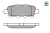 Bremsbelagsatz, Scheibenbremse MEYLE 025 238 7114/PD Bild Bremsbelagsatz, Scheibenbremse MEYLE 025 238 7114/PD