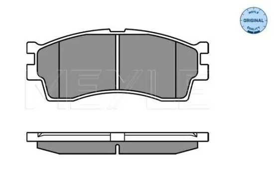 Bremsbelagsatz, Scheibenbremse MEYLE 025 238 7316/W Bild Bremsbelagsatz, Scheibenbremse MEYLE 025 238 7316/W