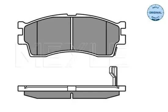 Bremsbelagsatz, Scheibenbremse MEYLE 025 238 7316/W Bild Bremsbelagsatz, Scheibenbremse MEYLE 025 238 7316/W