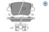 Bremsbelagsatz, Scheibenbremse Hinterachse MEYLE 025 240 0016/PD Bild Bremsbelagsatz, Scheibenbremse Hinterachse MEYLE 025 240 0016/PD