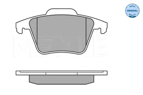 Bremsbelagsatz, Scheibenbremse Hinterachse MEYLE 025 240 1118 Bild Bremsbelagsatz, Scheibenbremse Hinterachse MEYLE 025 240 1118