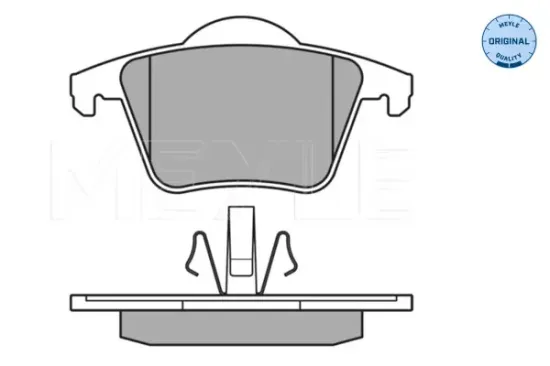 Bremsbelagsatz, Scheibenbremse Hinterachse MEYLE 025 240 1118 Bild Bremsbelagsatz, Scheibenbremse Hinterachse MEYLE 025 240 1118