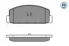 Bremsbelagsatz, Scheibenbremse Hinterachse MEYLE 025 240 4514/PD Bild Bremsbelagsatz, Scheibenbremse Hinterachse MEYLE 025 240 4514/PD