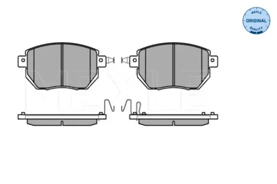 Bremsbelagsatz, Scheibenbremse Vorderachse MEYLE 025 240 5615/W Bild Bremsbelagsatz, Scheibenbremse Vorderachse MEYLE 025 240 5615/W