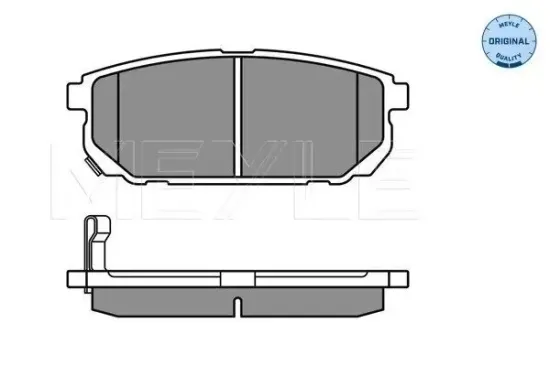 Bremsbelagsatz, Scheibenbremse MEYLE 025 240 5815/W Bild Bremsbelagsatz, Scheibenbremse MEYLE 025 240 5815/W