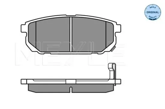 Bremsbelagsatz, Scheibenbremse MEYLE 025 240 5815/W Bild Bremsbelagsatz, Scheibenbremse MEYLE 025 240 5815/W