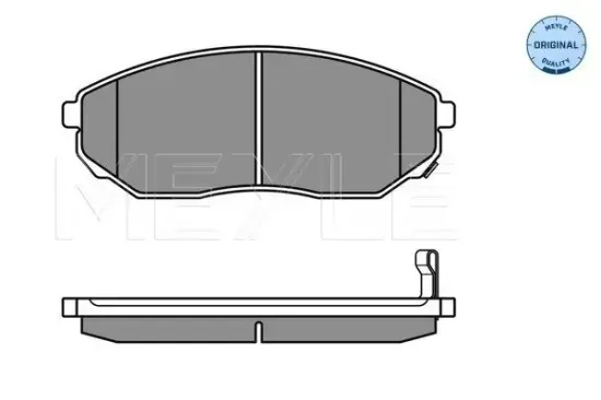 Bremsbelagsatz, Scheibenbremse Vorderachse MEYLE 025 240 9217/W Bild Bremsbelagsatz, Scheibenbremse Vorderachse MEYLE 025 240 9217/W