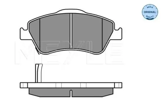 Bremsbelagsatz, Scheibenbremse Vorderachse MEYLE 025 241 2219/W Bild Bremsbelagsatz, Scheibenbremse Vorderachse MEYLE 025 241 2219/W