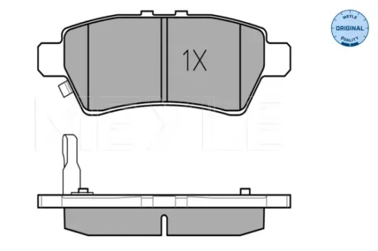 Bremsbelagsatz, Scheibenbremse Hinterachse MEYLE 025 242 4016/W Bild Bremsbelagsatz, Scheibenbremse Hinterachse MEYLE 025 242 4016/W