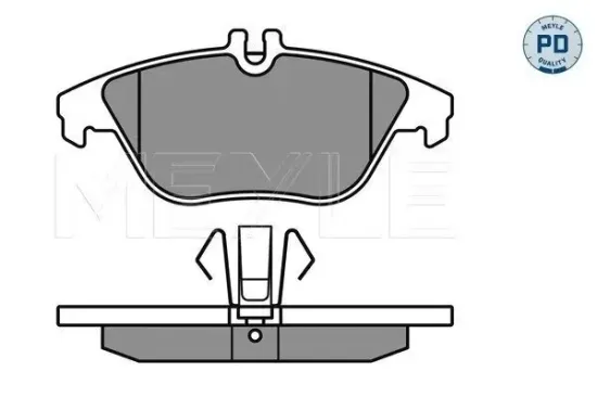 Bremsbelagsatz, Scheibenbremse MEYLE 025 242 5317/PD Bild Bremsbelagsatz, Scheibenbremse MEYLE 025 242 5317/PD