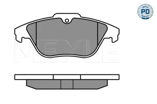 Bremsbelagsatz, Scheibenbremse MEYLE 025 242 5317/PD Bild Bremsbelagsatz, Scheibenbremse MEYLE 025 242 5317/PD