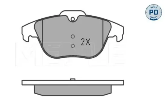 Bremsbelagsatz, Scheibenbremse Hinterachse MEYLE 025 242 5418/PD Bild Bremsbelagsatz, Scheibenbremse Hinterachse MEYLE 025 242 5418/PD