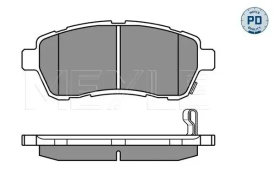 Bremsbelagsatz, Scheibenbremse MEYLE 025 242 8316/PD Bild Bremsbelagsatz, Scheibenbremse MEYLE 025 242 8316/PD