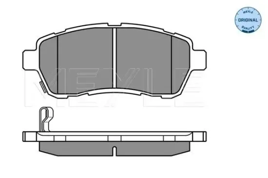 Bremsbelagsatz, Scheibenbremse MEYLE 025 242 8316/W Bild Bremsbelagsatz, Scheibenbremse MEYLE 025 242 8316/W