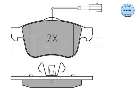 Bremsbelagsatz, Scheibenbremse Vorderachse MEYLE 025 243 4019 Bild Bremsbelagsatz, Scheibenbremse Vorderachse MEYLE 025 243 4019