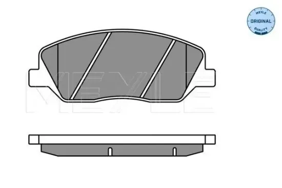 Bremsbelagsatz, Scheibenbremse MEYLE 025 243 5117/W Bild Bremsbelagsatz, Scheibenbremse MEYLE 025 243 5117/W