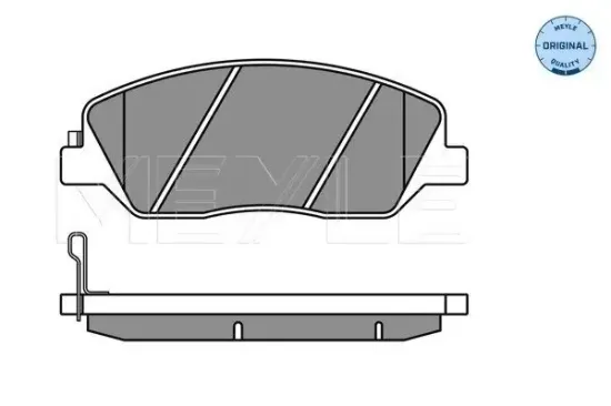 Bremsbelagsatz, Scheibenbremse MEYLE 025 243 5117/W Bild Bremsbelagsatz, Scheibenbremse MEYLE 025 243 5117/W