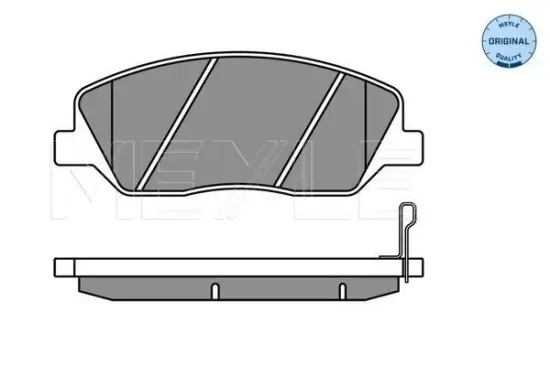 Bremsbelagsatz, Scheibenbremse MEYLE 025 243 5117/W Bild Bremsbelagsatz, Scheibenbremse MEYLE 025 243 5117/W