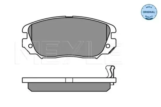 Bremsbelagsatz, Scheibenbremse Vorderachse MEYLE 025 244 1519/W Bild Bremsbelagsatz, Scheibenbremse Vorderachse MEYLE 025 244 1519/W