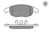 Bremsbelagsatz, Scheibenbremse Vorderachse MEYLE 025 245 3818/PD Bild Bremsbelagsatz, Scheibenbremse Vorderachse MEYLE 025 245 3818/PD