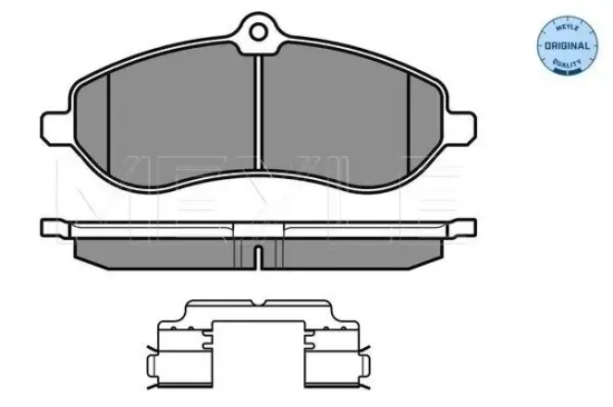 Bremsbelagsatz, Scheibenbremse Vorderachse MEYLE 025 245 9518/W Bild Bremsbelagsatz, Scheibenbremse Vorderachse MEYLE 025 245 9518/W