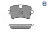 Bremsbelagsatz, Scheibenbremse Hinterachse MEYLE 025 246 0617/PD Bild Bremsbelagsatz, Scheibenbremse Hinterachse MEYLE 025 246 0617/PD