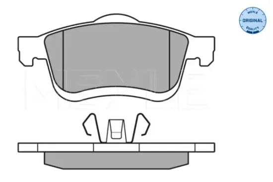 Bremsbelagsatz, Scheibenbremse Vorderachse MEYLE 025 247 2720/W Bild Bremsbelagsatz, Scheibenbremse Vorderachse MEYLE 025 247 2720/W