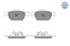 Bremsbelagsatz, Scheibenbremse Vorderachse MEYLE 025 247 9617/W Bild Bremsbelagsatz, Scheibenbremse Vorderachse MEYLE 025 247 9617/W