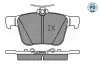 Bremsbelagsatz, Scheibenbremse Hinterachse MEYLE 025 250 0916/PD Bild Bremsbelagsatz, Scheibenbremse Hinterachse MEYLE 025 250 0916/PD